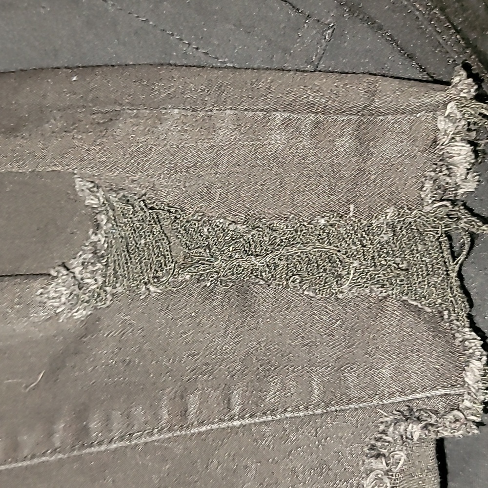 KanCan Black Jeans with Distressing - Picture 10 of 13